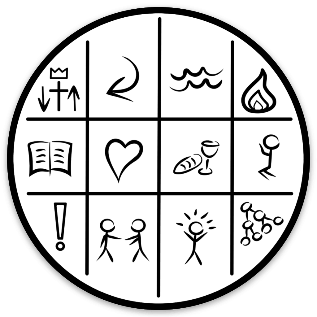Church Waffle Sticker